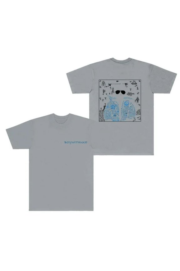 BoyWithUke Lucid Dreams Tour T-Shirt Merch Summer For Women/Men Unisex O-neck Short Sleeve Tshirt Streetwear