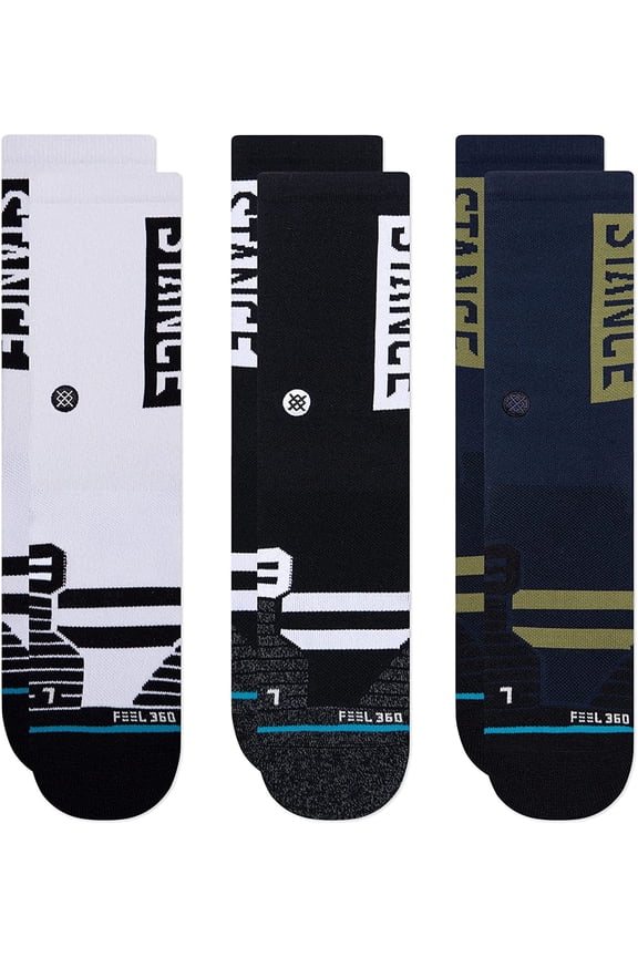 Boyd Mid 3 Pack Crew Socks [Multi]