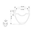 thumbnail image 1 of Boyd Rouleur Rim Brake 700c Rim, 32h, Black, 1 of 2