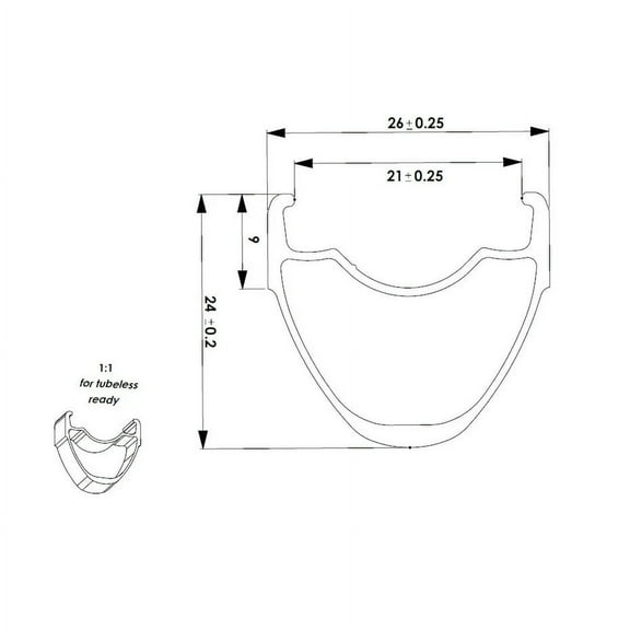 Boyd Rouleur Rim Brake 700c Rim, 32h, Black