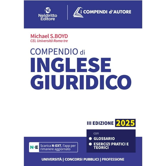 Boyd S. Micheal Compendio di Inglese giuridico 2025 (Legal English) (Paperback)