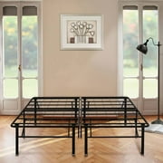 Boyd Sleep 18 Platform Metal Bed Frame with Under Bed Storage, Tool-Free Assembly, Heavy Duty, Full