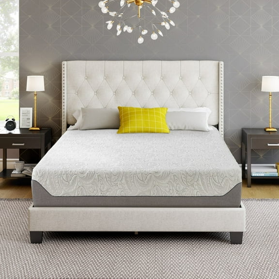Boyd Sleep Air Flow 10" Gel Memory Foam Mattress, Medium Firm, Adult, Queen with Zip-off Cover