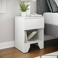 thumbnail image 1 of Boyd Sleep Anzio White Nightstand with Smooth Glide Drawer - Bedroom Side Table With Storage, 1 of 5