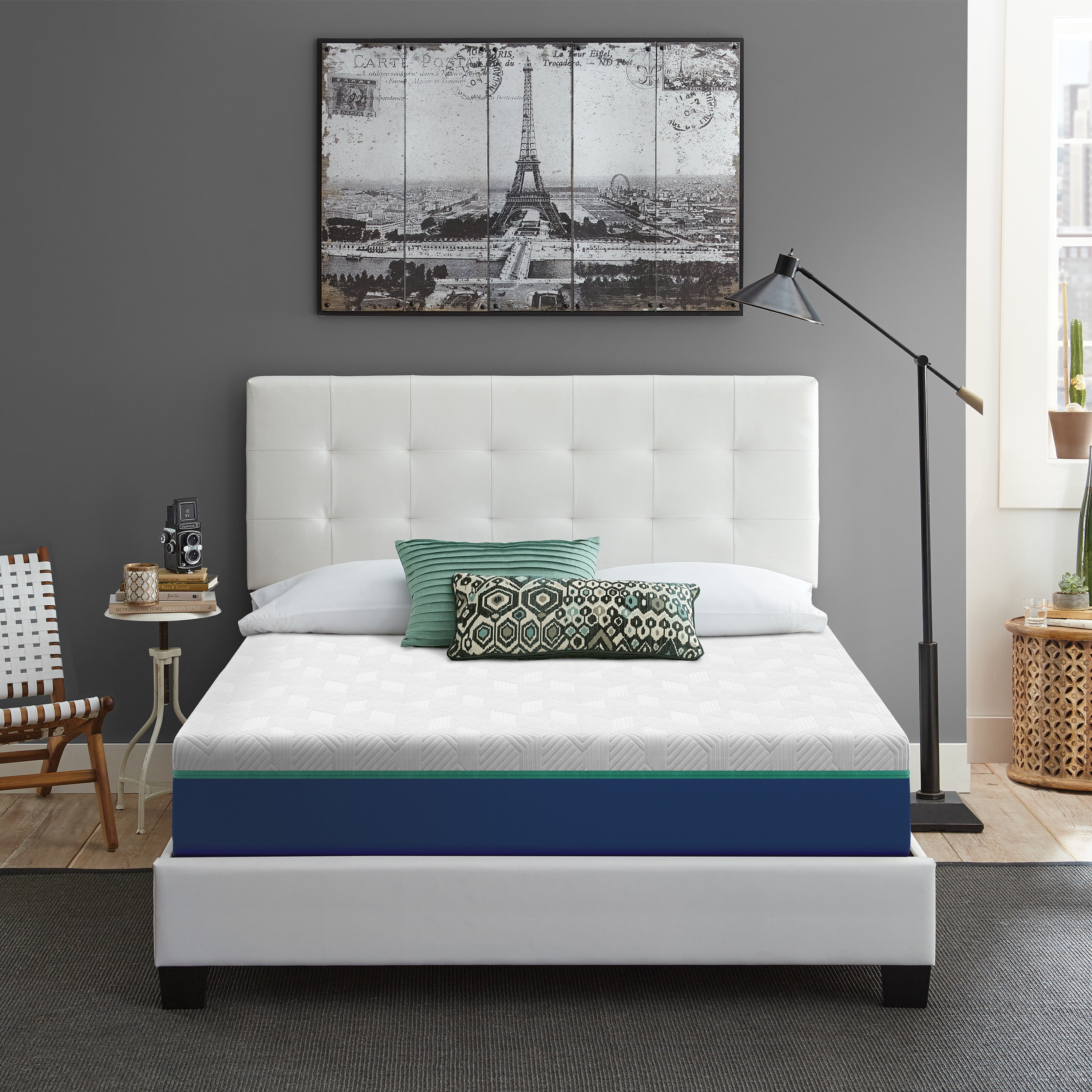 Boyd Sleep Hampshire 10" Hybrid Memory Foam and Pocket Spring Mattress, Medium Firm, Adult, Full