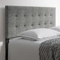 thumbnail image 1 of Boyd Sleep Linen Instant Adjustable Headboard, Gray, 1 of 12