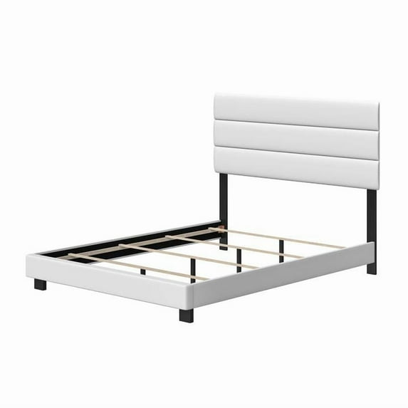 Boyd Sleep Nicey Faux Leather Upholstered Platform Bed Frame - NPWH934DB