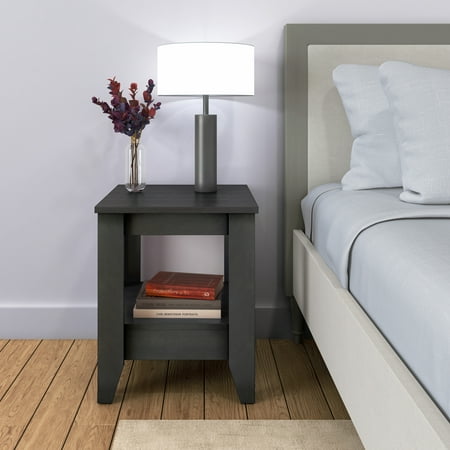 Boyd Sleep Prato One Shelf Open Storage Nightstand, Black