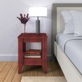 thumbnail image 1 of Boyd Sleep Prato One Shelf Open Storage Nightstand, Cherry, 1 of 7