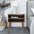 thumbnail image 1 of Boyd Sleep Ragusa Mid-Century Modern Open Shelf Nightstand, 1 of 7