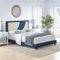 thumbnail image 1 of Boyd Sleep SAPBBW202DB Sasha Linen Upholstered Platform Bed, 1 of 5