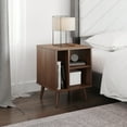 thumbnail image 1 of Boyd Sleep Warwick Mid-Century Modern Nightstand, Walnut, 1 of 7
