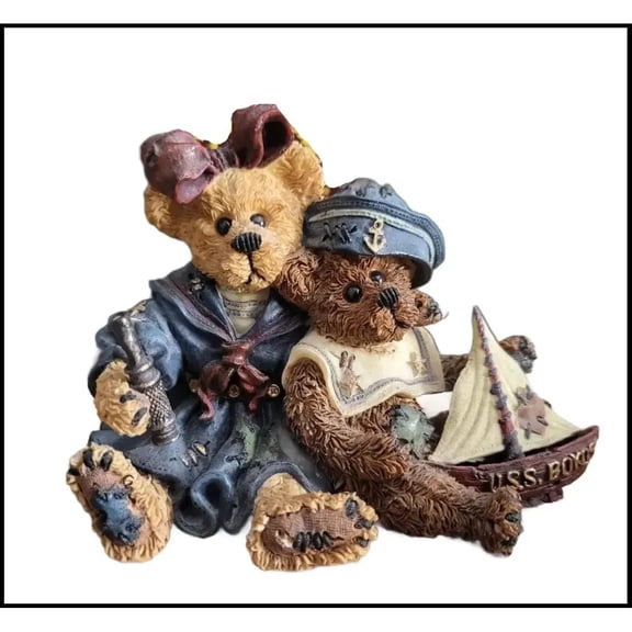 Boyd's Bears And Friends Figurine "Elvira & Chauncey Fitzbruin...Shipmates" #227708
