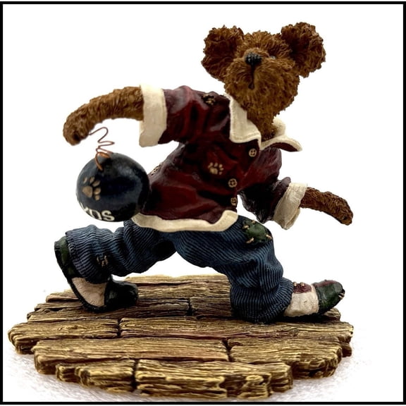 Boyd's Bears Figurine Strike McSpare..9 Outa 10 Ain't Bad Bowling #228358