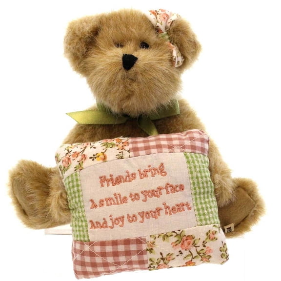 Boyds Bear Ida GoodFriend Friendship Quilt Heart Bear