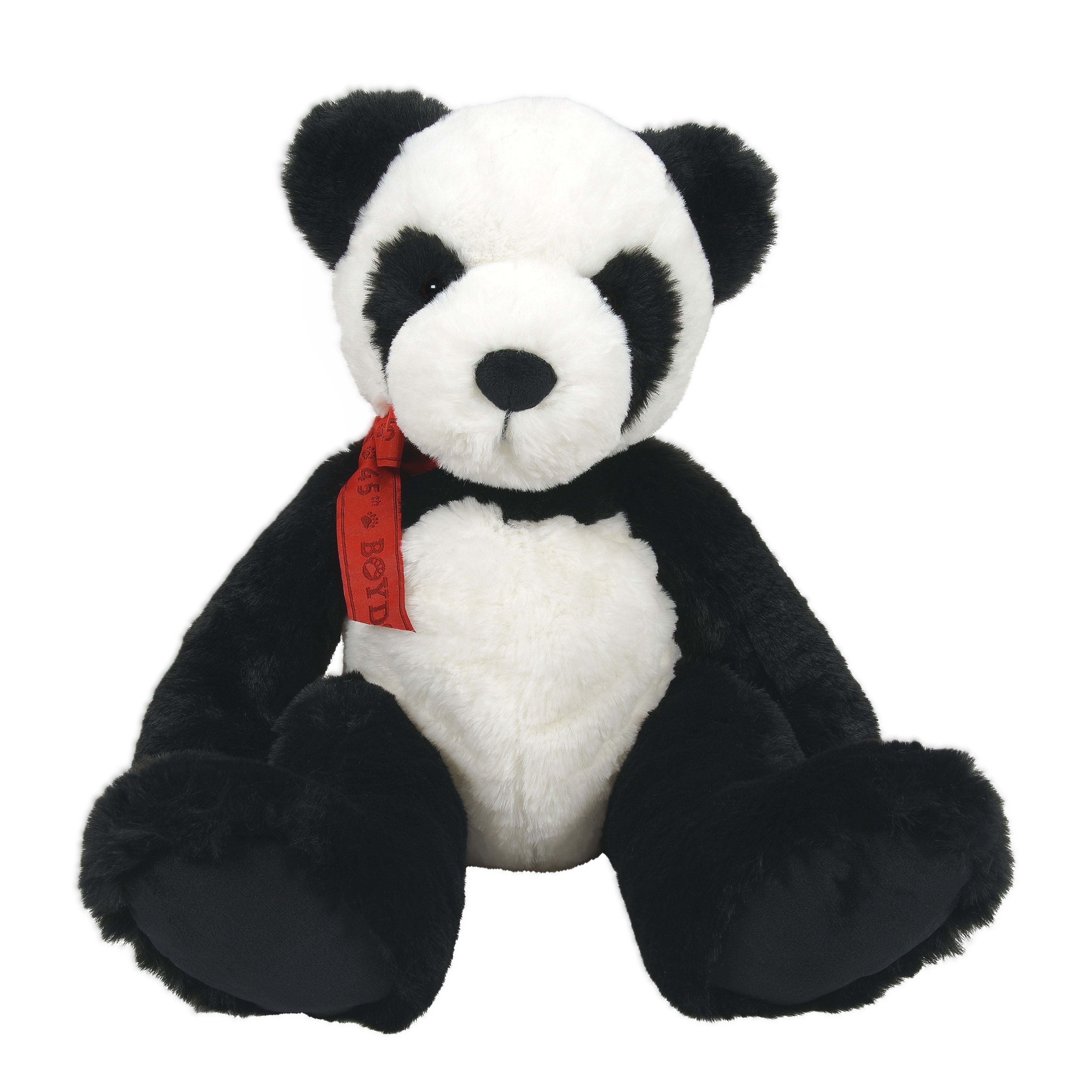 Enesco Boyds Bears Panda P. Giggles 45th Anniversary Plush Bear 11in H