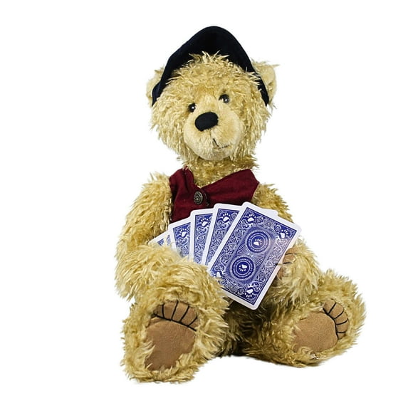 Boyds Bears Plush 16.00In Ace Berriman, Fabric, Americana Poker Cards 904591