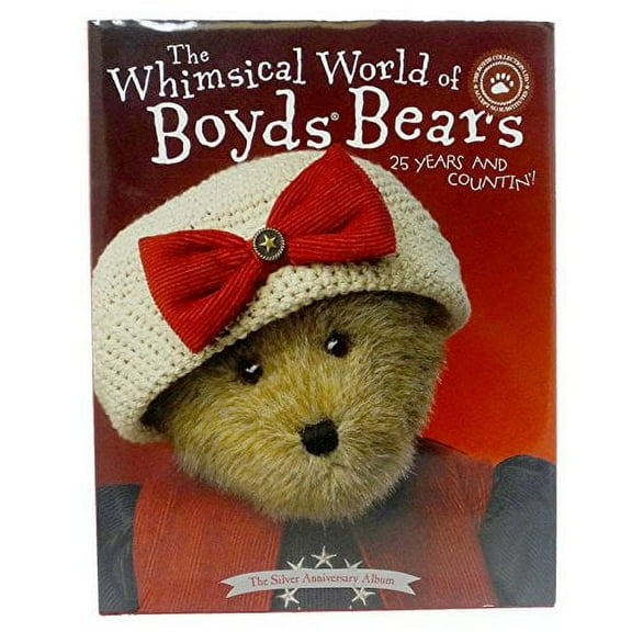 Boyds Bears Plush 11.50In 25Th Boyds Anniversary Book, Paper, Book Anniversary Edition 79044