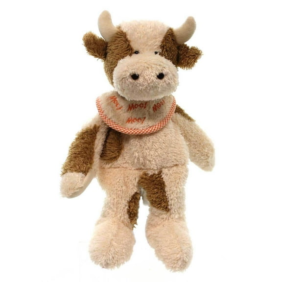 Boyds Bears Plush MOO MOO HUGGLE-FLUFF Fabric Baby Cow 602200