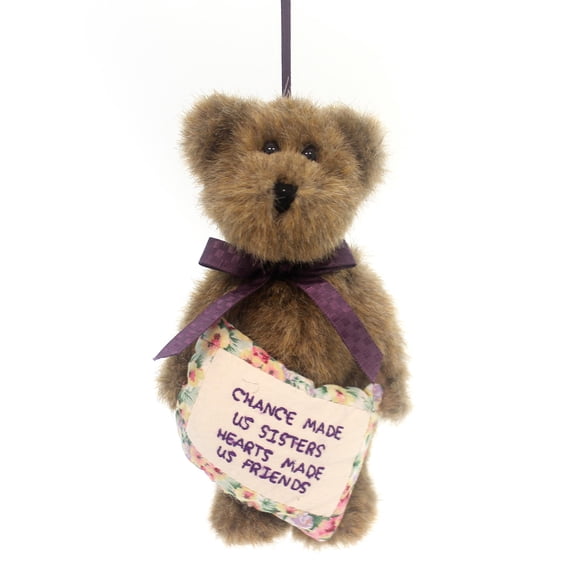 Boyds Bears Plush Sissie Ornament Fabric Sisters Friends Teddy Bear 562471