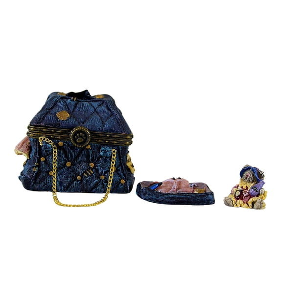 Boyds Bears Resin 1.75In Mary Lous Bottomless Purse, Resin, Mother's Day Treasure Box 82504