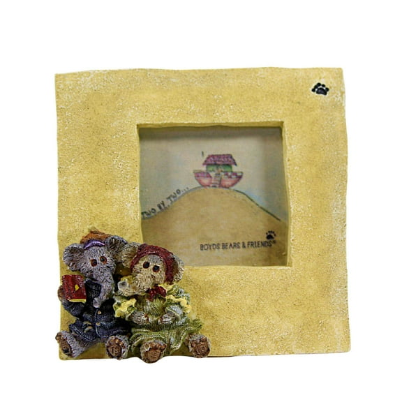 Boyds Bears Resin 2.75In Packy & Dermah Mini Frame, Resin, Elephant Noah Photo 4004