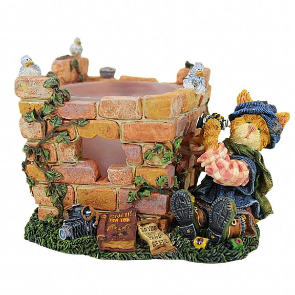 Boyds Bears Resin 3.50In Audubon P Pussywillow, Resin, Cat Folkstone Bird 27803