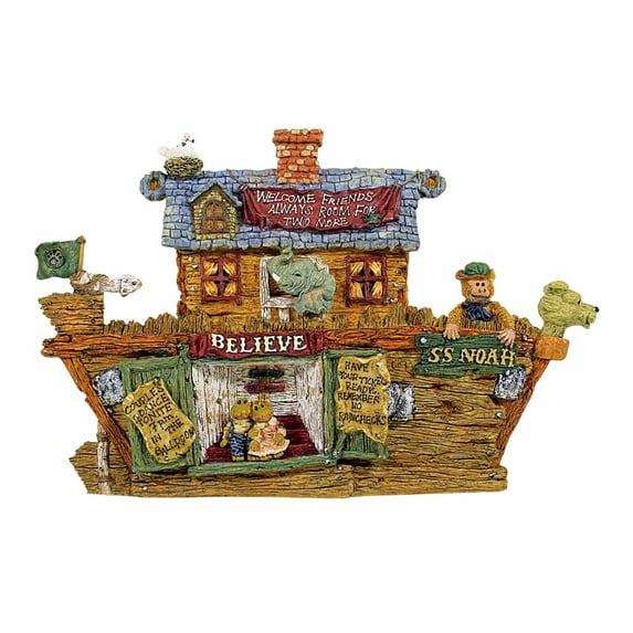 Boyds Bears Resin 6.75In S S Noah...The Ark, Resin, Noahs Ark Series 1 2450