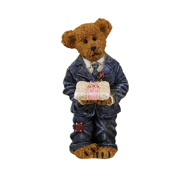 Boyds Bears Resin Junior...Ring Bearer Extraordinaire - 1 Figurine 3.25 Inch, Resin - Bearstone Wedding 4026235