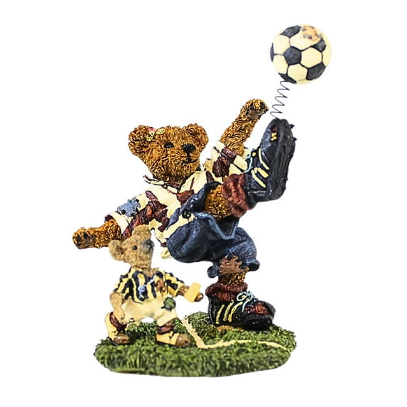 Boyds Bears Resin Rocky Bruin Score Score Score - 1 Figurine 5.25 Inch, Resin - Soccer Bearstone 228307