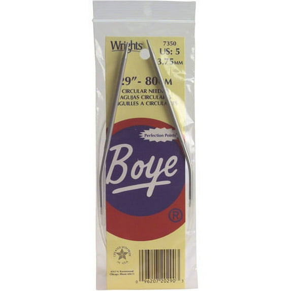 Boye 70515 Circular Aluminum Knitting Needles 29 in. -Size 15