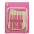thumbnail image 1 of Boye Aluminum 6" Pink Ergo Crochet Hook Set, 10 Piece, 1 of 2