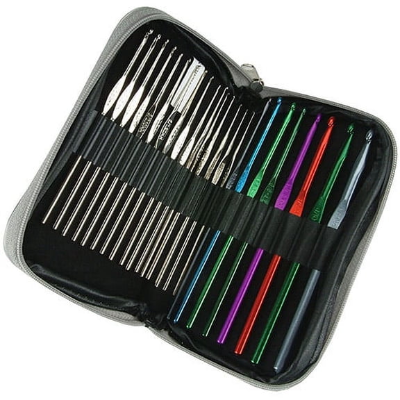 Boye Crochet Master Steel & Aluminum Crochet Hook Set