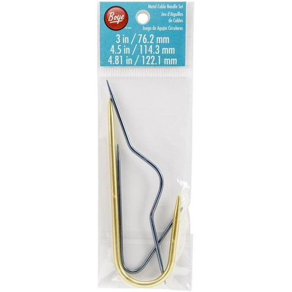 Boye Cable Stitch Needle Set 3pc