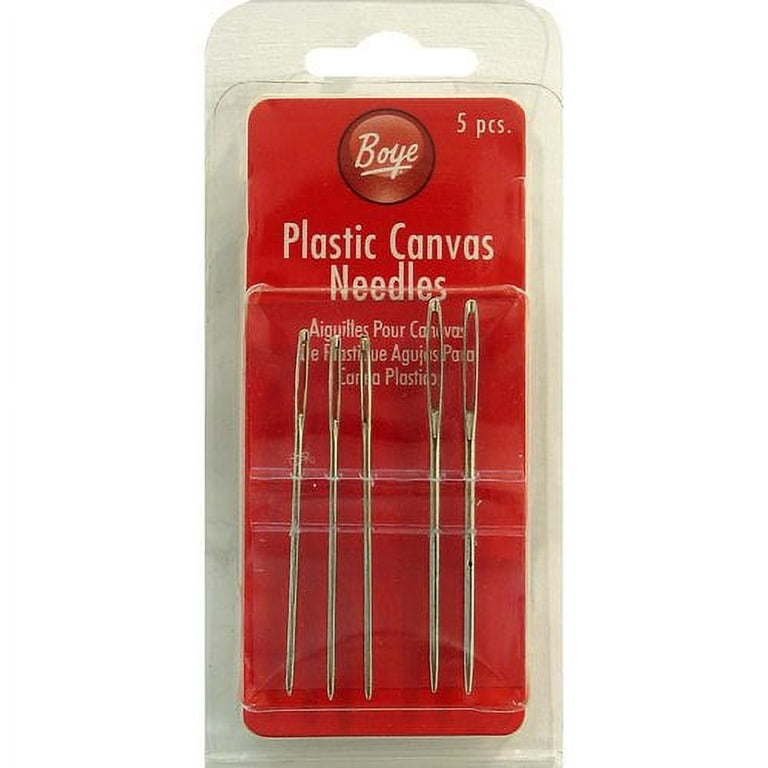 Boye Plastic Canvas Needles, 5 Pack, Sizes 16 and 18