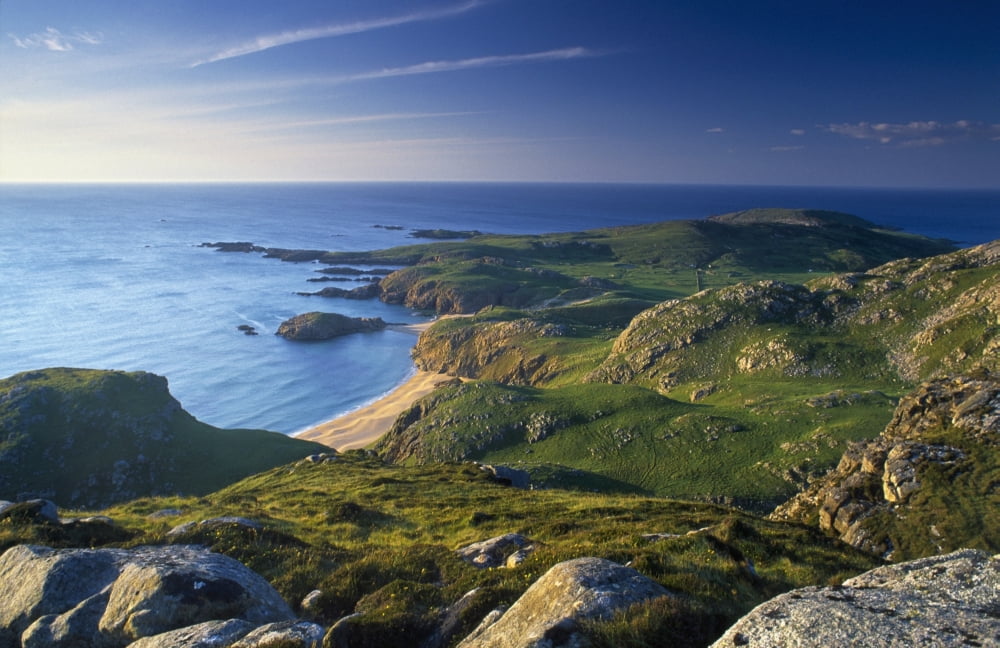 Boyeeghter Strand And Melmore Head County Donegal Ireland Canvas Art - Gareth McCormack Design Pics (36 x 24)