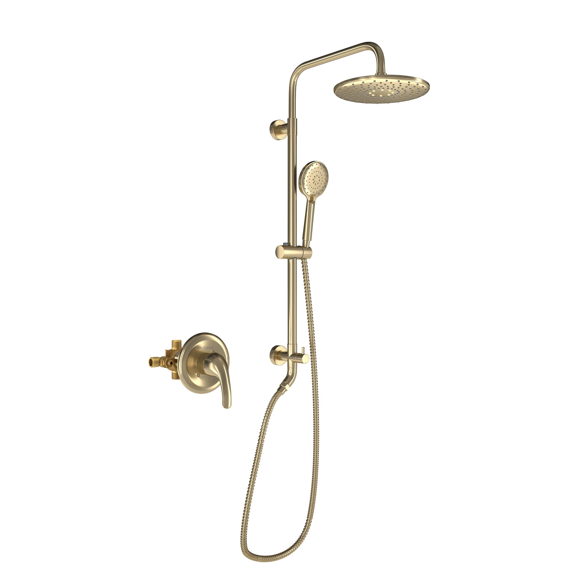 Boyel Living 10 in Rainfall Shower Head Wall Mounted Shower System Dual