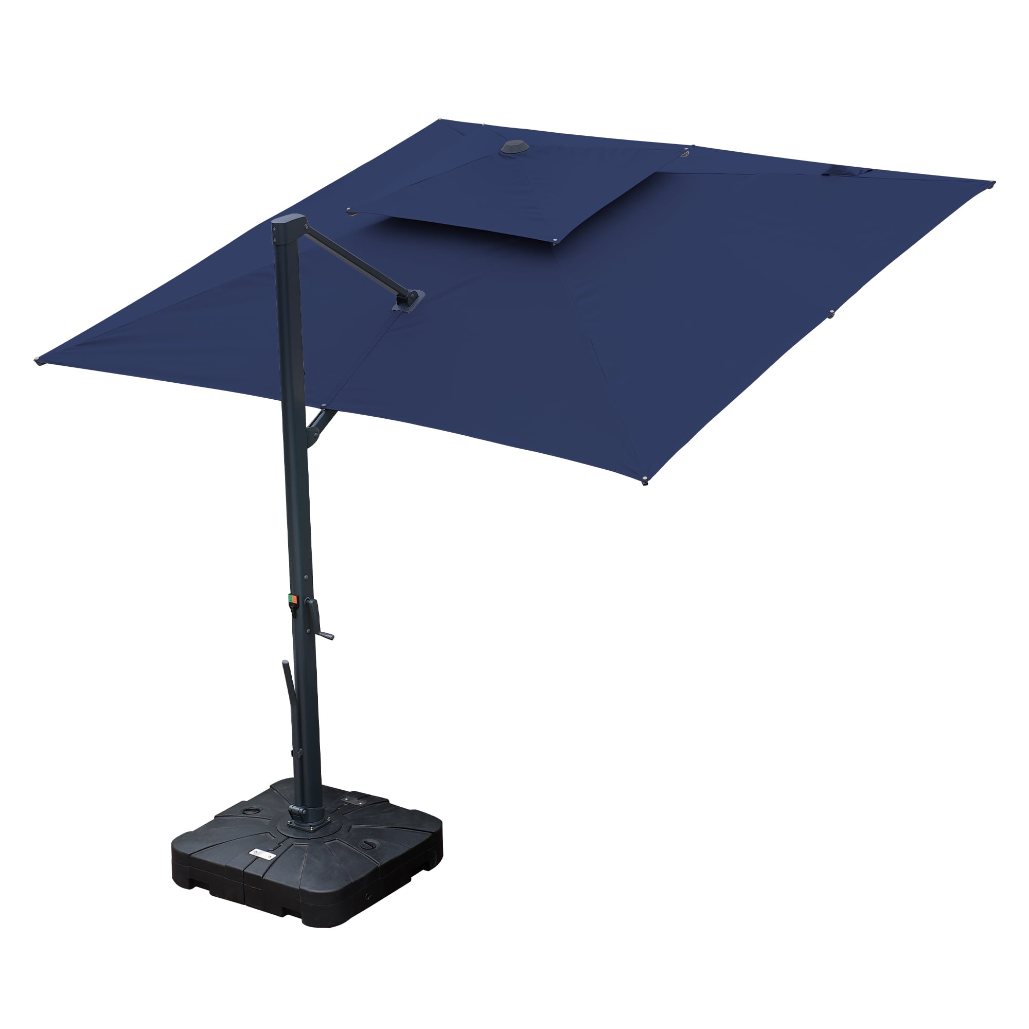 Boyel Living 10FT Cantilever Patio Umbrella with Base, 360°Rotation ...