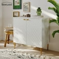 thumbnail image 1 of Boyel Living 2-Door Accent Sideboard Storage Cabinet, White Modern Sideboard Buffet Cabinet for Kitchen, Dining Room, Living Room, Entryway, 1 of 13