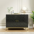 thumbnail image 1 of Boyel Living 2 Doors Accent Sideboard Buffet Cabinet, Black Storage Cabinet with Shelf, Console Cupboard for Kitchen Living Room, 1 of 6