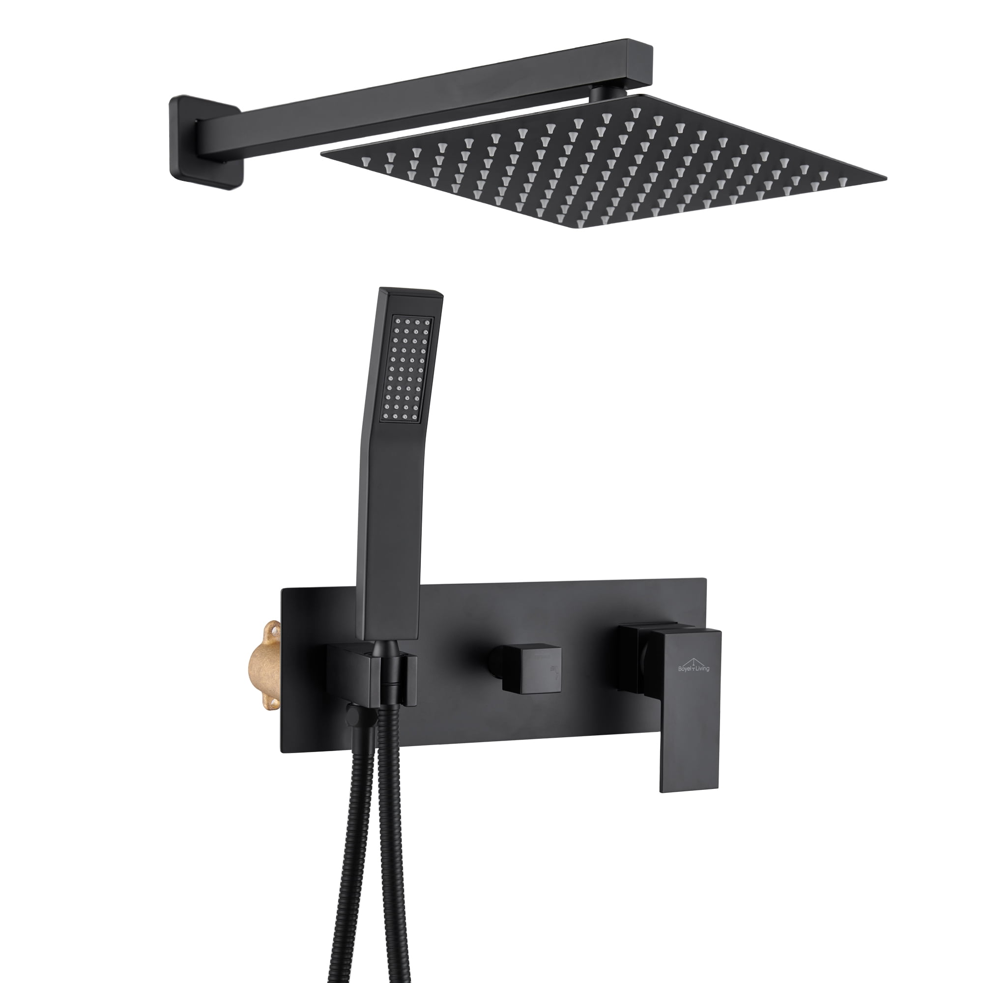 Boyel Living 2Function Shower System 10 in Rainfall Shower Head Wall