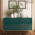 thumbnail image 1 of Boyel Living 3-Door Sideboard Buffet Cabinet, Accent Storage Cabinet with Adjustable Shelves, Credenzas Buffet Cabinet for Entryway Living Room, Green, 1 of 8