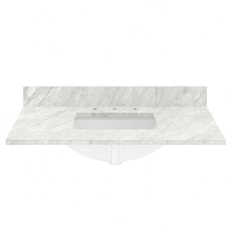 Boyel Living 21 in. x 13 in. Ceramic Rectangular Lavatory Undercounter Bathroom Sink in White Boyel Living 21 in. x 13 in. Ceramic Rectangular Lavatory Undercounter Bathroom Sink in White
