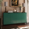 thumbnail image 1 of Boyel Living 4 Doors Accent Cabinet, Modern Green Sideboard Buffet, Storage Cabinet for Living Room, Entryway, 1 of 1