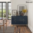 thumbnail image 1 of Boyel Living 6 Drawer Dresser for Bedroom, Blue 6 Chest of Drawers Storage Cabinet Wood Dresser for Closet for Living Room, Bedroom, 1 of 10