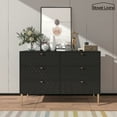 thumbnail image 1 of Boyel Living 6 Drawer Dresser for Bedroom, Green 6 Chest of Drawers Storage Cabinet Wood Dresser for Closet for Living Room, Bedroom, 1 of 10