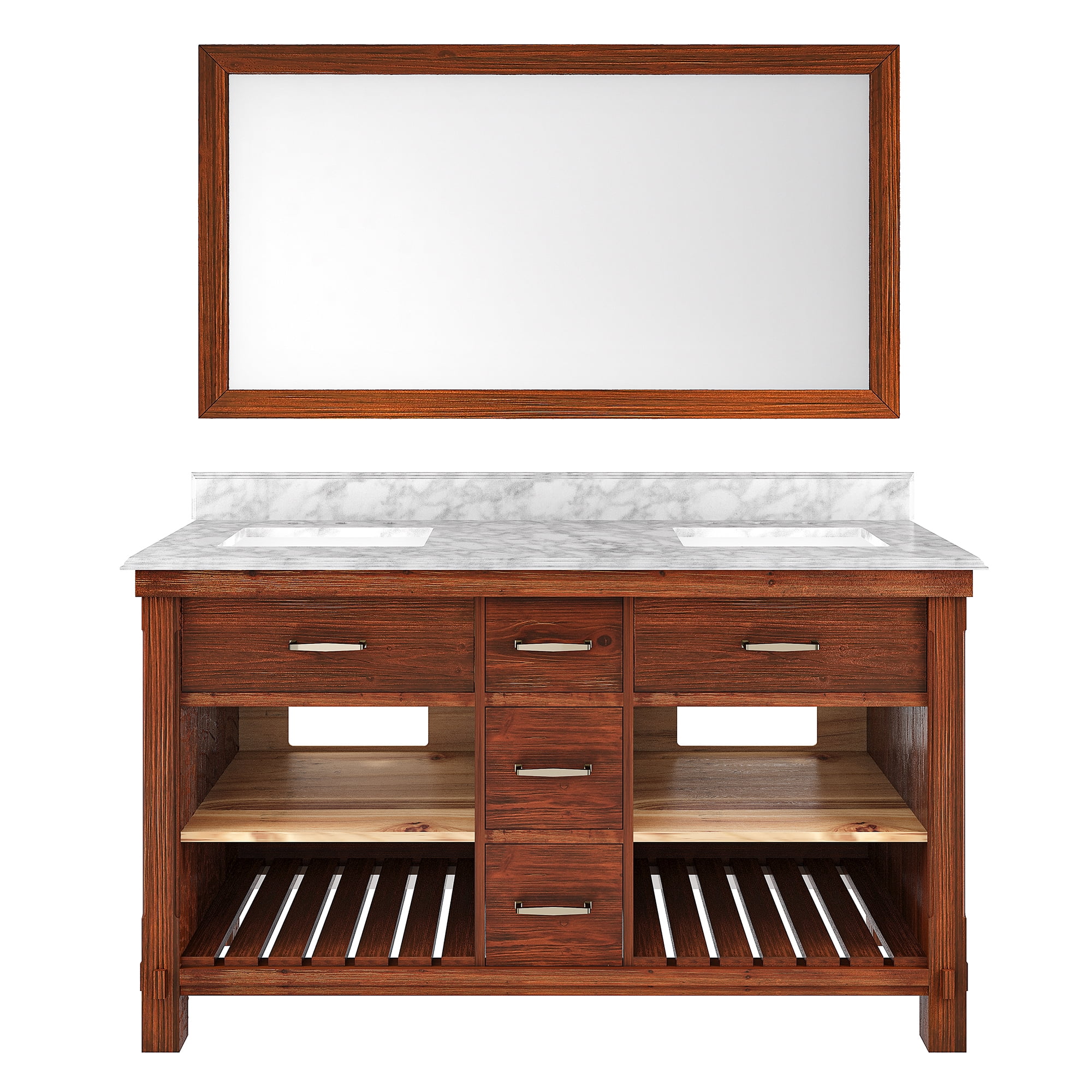 Boyel Living 60 inch Bathroom Sink Vanity Bathroom Cabine in ...