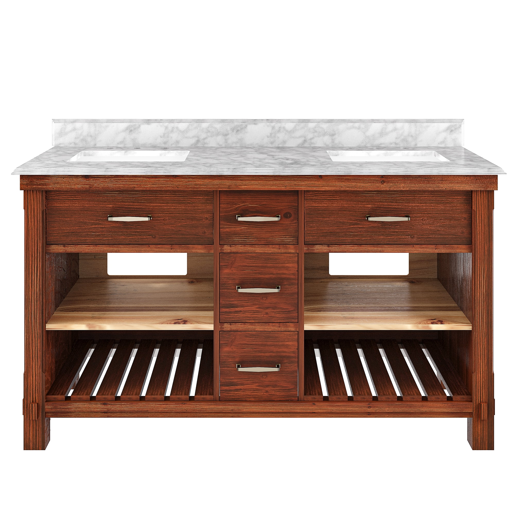 Boyel Living 60 inch Bathroom Sink Vanity Bathroom Cabine in ...