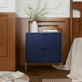 thumbnail image 1 of Boyel Living Blue 2 Drawers Nightstand, Bedside Table with Storage for Bedroom, Living Room, 1 of 6