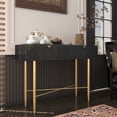 thumbnail image 1 of Boyel Living Console Table with 2 Drawers, 41.75" Sofa Coffee Desk Entryway Table for Hallway, Entryway, Living Room (Black), 1 of 9